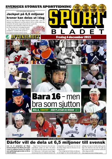 Sportbladet - 4 Dec 2015