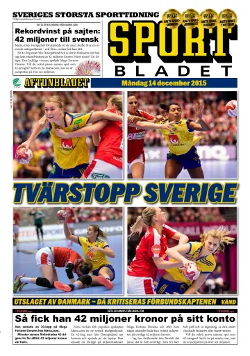Sportbladet - 14 Dec 2015