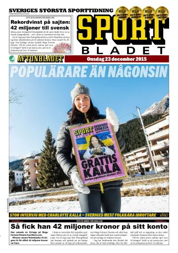 Sportbladet - 23 Dec 2015