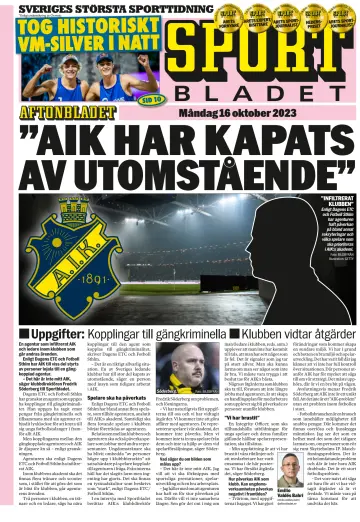 Sportbladet - 16 Oct 2023