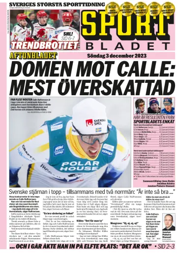 Sportbladet - 3 Dec 2023