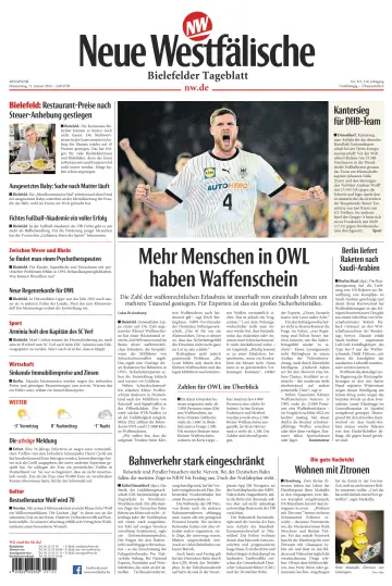 Neue Westfälische - Bielefelder Tageblatt - Bielefeld West - 11 Jan 2024