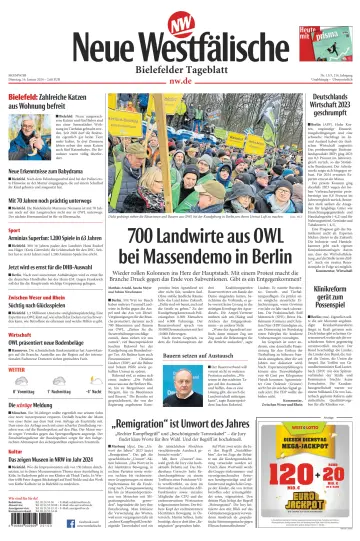 Neue Westfälische - Bielefelder Tageblatt - Bielefeld West - 16 Jan 2024