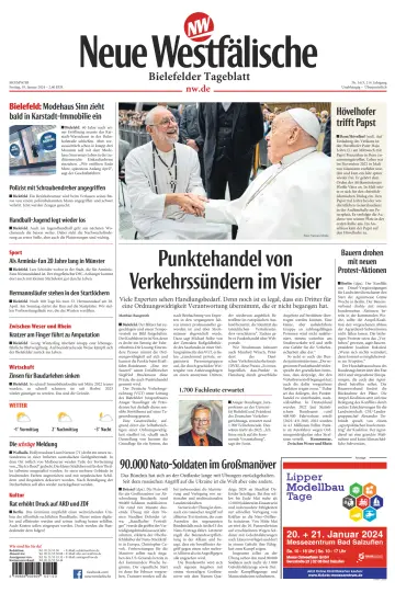 Neue Westfälische - Bielefelder Tageblatt - Bielefeld West - 19 Jan 2024