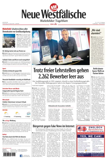 Neue Westfälische - Bielefelder Tageblatt - Bielefeld West - 25 Jan 2024