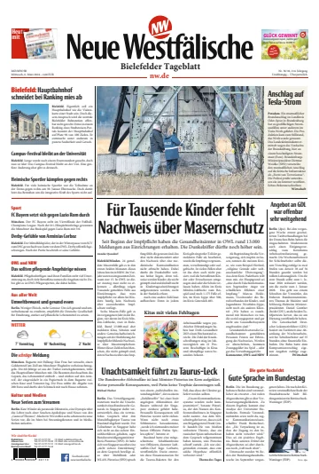 Neue Westfälische - Bielefelder Tageblatt - Bielefeld West - 6 Mar 2024