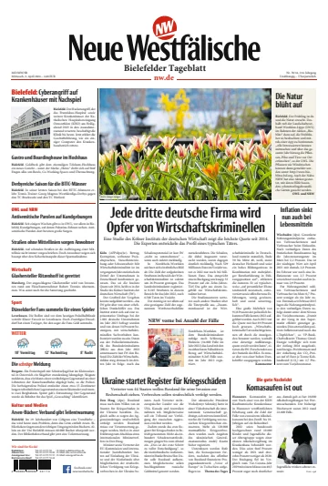 Neue Westfälische - Bielefelder Tageblatt - Bielefeld West - 03 Nis 2024