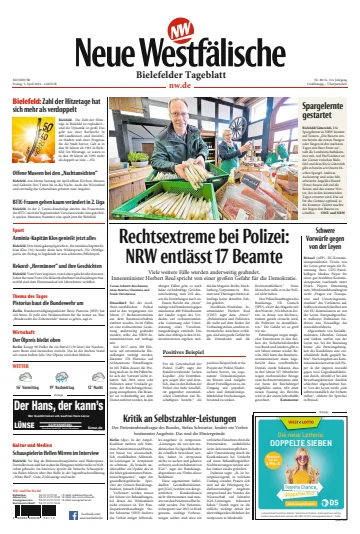 Neue Westfälische - Bielefelder Tageblatt - Bielefeld West - 05 4月 2024
