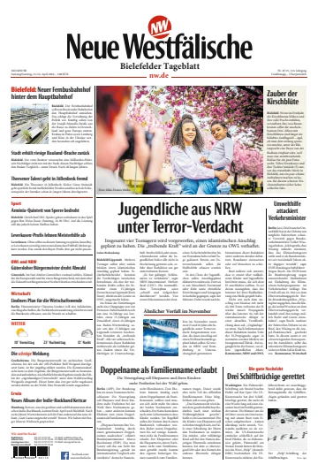 Neue Westfälische - Bielefelder Tageblatt - Bielefeld West - 13 Ebri 2024