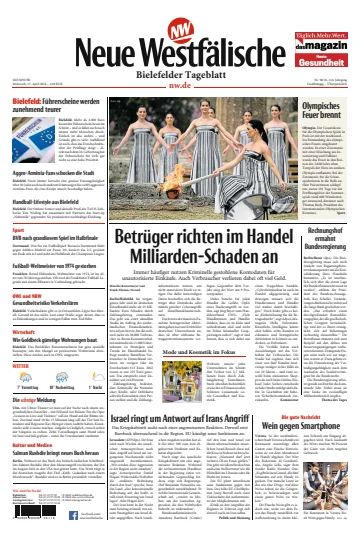 Neue Westfälische - Bielefelder Tageblatt - Bielefeld West - 17 Aib 2024