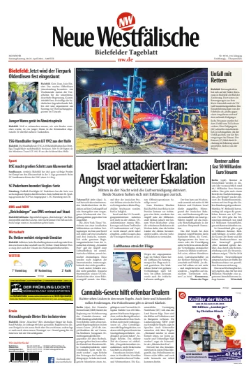 Neue Westfälische - Bielefelder Tageblatt - Bielefeld West - 20 Ebri 2024