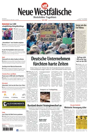 Neue Westfälische - Bielefelder Tageblatt - Bielefeld Ost - 26 3월 2022