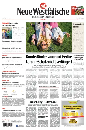 Neue Westfälische - Bielefelder Tageblatt - Bielefeld Ost - 29 3월 2022