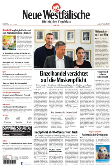 Neue Westfälische - Bielefelder Tageblatt - Bielefeld Ost - 01 4월 2022