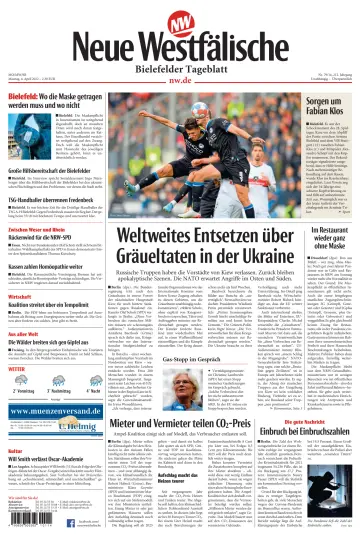 Neue Westfälische - Bielefelder Tageblatt - Bielefeld Ost - 04 4월 2022