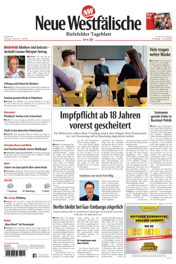 Neue Westfälische - Bielefelder Tageblatt - Bielefeld Ost - 05 4월 2022