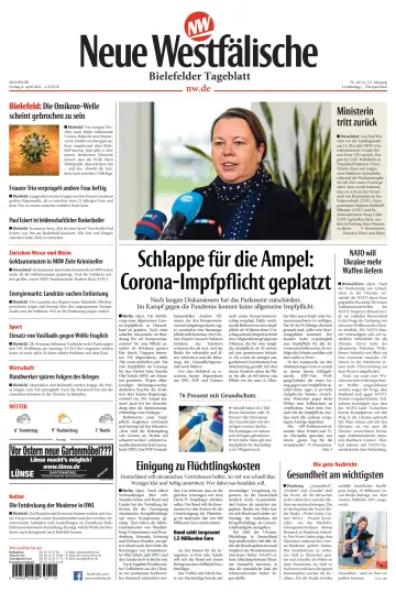 Neue Westfälische - Bielefelder Tageblatt - Bielefeld Ost - 08 4월 2022