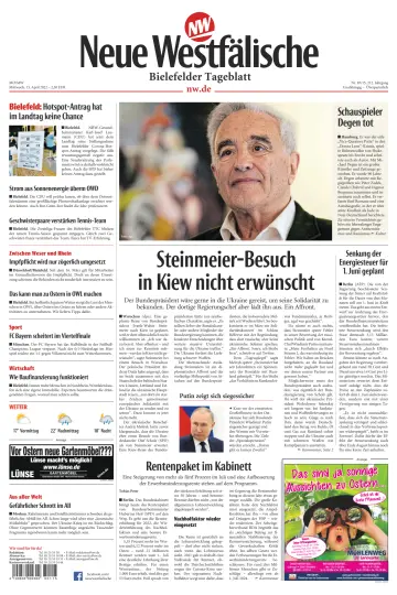 Neue Westfälische - Bielefelder Tageblatt - Bielefeld Ost - 13 4월 2022