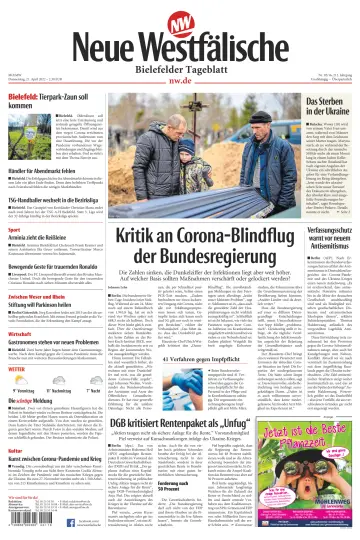Neue Westfälische - Bielefelder Tageblatt - Bielefeld Ost - 21 Apr 2022