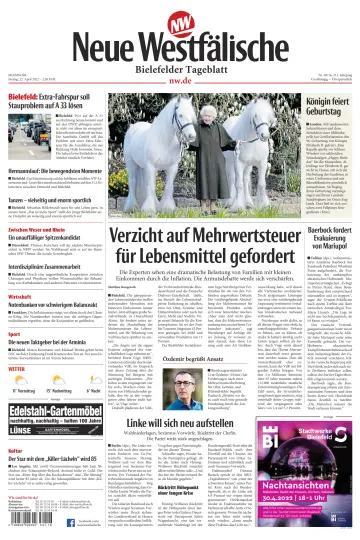 Neue Westfälische - Bielefelder Tageblatt - Bielefeld Ost - 22 4월 2022