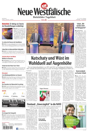 Neue Westfälische - Bielefelder Tageblatt - Bielefeld Ost - 13 May 2022