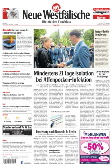 Neue Westfälische - Bielefelder Tageblatt - Bielefeld Ost - 25 May 2022