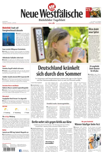 Neue Westfälische - Bielefelder Tageblatt - Bielefeld Ost - 12 Jul 2022