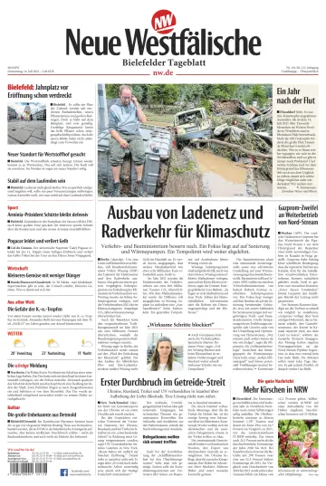 Neue Westfälische - Bielefelder Tageblatt - Bielefeld Ost - 14 Jul 2022