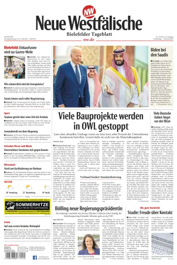 Neue Westfälische - Bielefelder Tageblatt - Bielefeld Ost - 16 Jul 2022