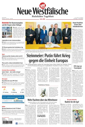 Neue Westfälische - Bielefelder Tageblatt - Bielefeld Ost - 25 Jul 2022