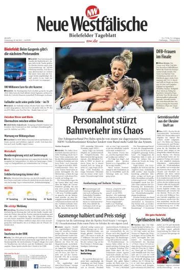 Neue Westfälische - Bielefelder Tageblatt - Bielefeld Ost - 28 Jul 2022