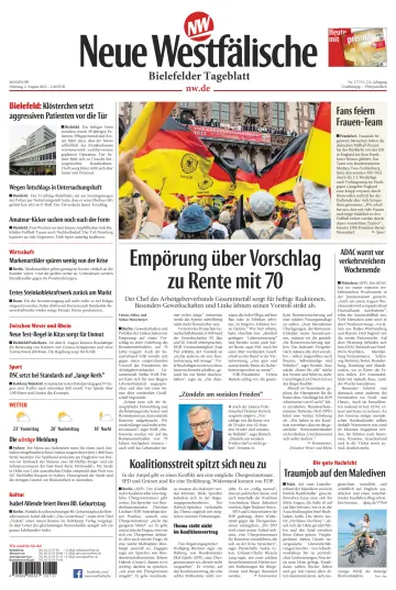 Neue Westfälische - Bielefelder Tageblatt - Bielefeld Ost - 02 8월 2022