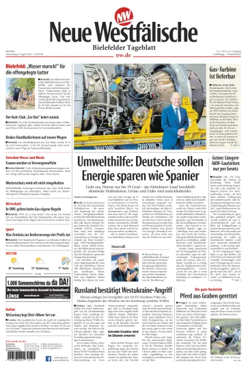Neue Westfälische - Bielefelder Tageblatt - Bielefeld Ost - 4 Aug 2022