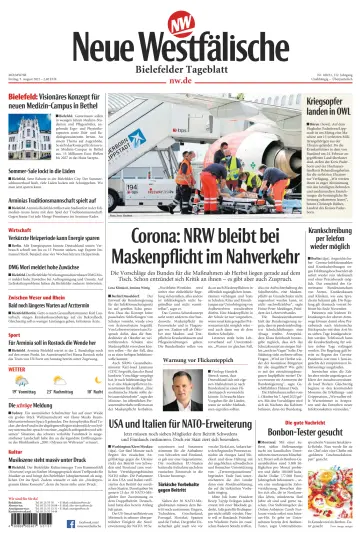 Neue Westfälische - Bielefelder Tageblatt - Bielefeld Ost - 05 8월 2022