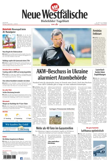 Neue Westfälische - Bielefelder Tageblatt - Bielefeld Ost - 8 Aug 2022