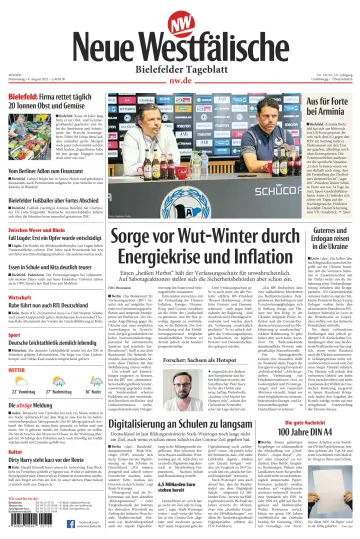 Neue Westfälische - Bielefelder Tageblatt - Bielefeld Ost - 18 8월 2022