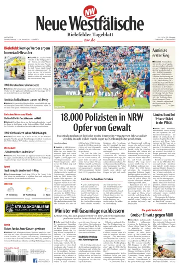 Neue Westfälische - Bielefelder Tageblatt - Bielefeld Ost - 27 Aug 2022