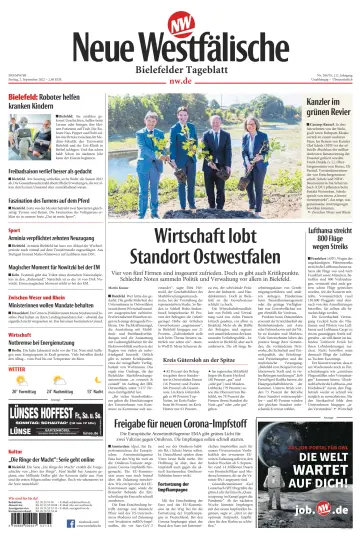 Neue Westfälische - Bielefelder Tageblatt - Bielefeld Ost - 2 Sep 2022