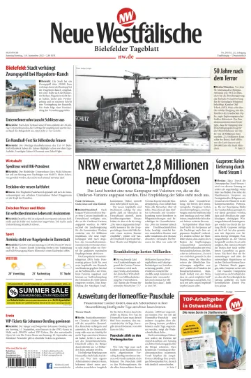 Neue Westfälische - Bielefelder Tageblatt - Bielefeld Ost - 03 9월 2022