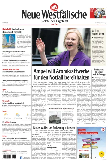 Neue Westfälische - Bielefelder Tageblatt - Bielefeld Ost - 6 Sep 2022