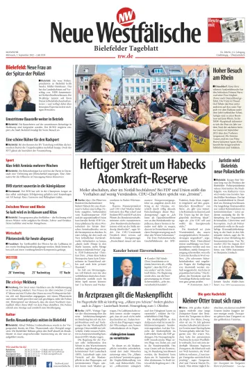 Neue Westfälische - Bielefelder Tageblatt - Bielefeld Ost - 7 Sep 2022