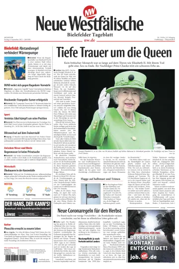 Neue Westfälische - Bielefelder Tageblatt - Bielefeld Ost - 9 Sep 2022