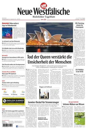 Neue Westfälische - Bielefelder Tageblatt - Bielefeld Ost - 10 9월 2022