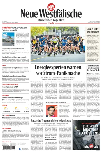 Neue Westfälische - Bielefelder Tageblatt - Bielefeld Ost - 12 Sep 2022