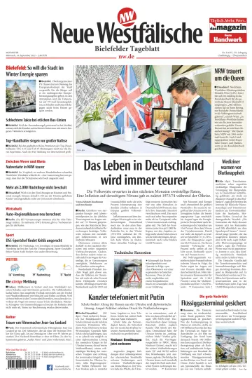 Neue Westfälische - Bielefelder Tageblatt - Bielefeld Ost - 14 Sep 2022