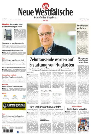 Neue Westfälische - Bielefelder Tageblatt - Bielefeld Ost - 17 Sep 2022