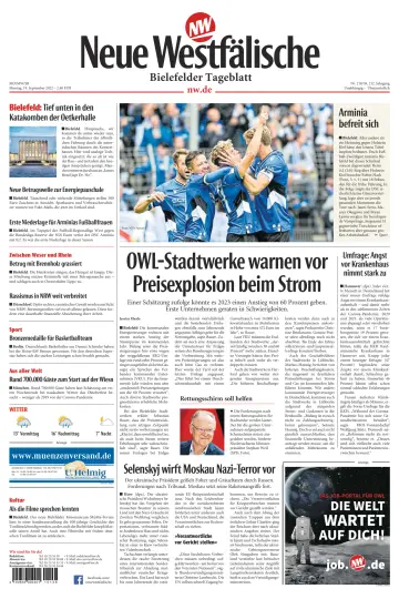 Neue Westfälische - Bielefelder Tageblatt - Bielefeld Ost - 19 Sep 2022