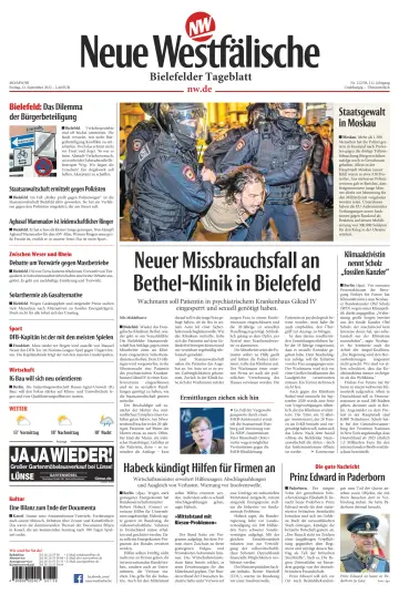 Neue Westfälische - Bielefelder Tageblatt - Bielefeld Ost - 23 Sep 2022