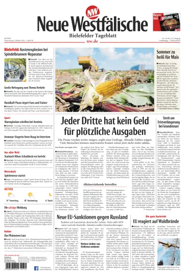 Neue Westfälische - Bielefelder Tageblatt - Bielefeld Ost - 06 10월 2022