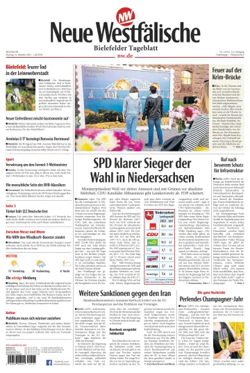Neue Westfälische - Bielefelder Tageblatt - Bielefeld Ost - 10 Oct 2022